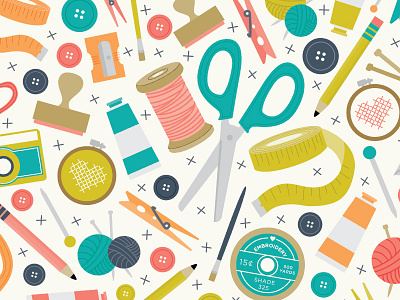 Sew Crafty by Allison Romero on Dribbble