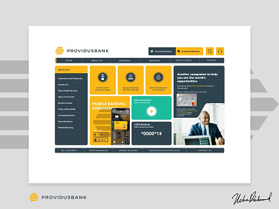 Providus Bank Web UI by Uche Richmond branding design minimal ui ux website