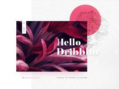 Hello Dribbble app branding design flat lettering logo type typography ui ux vector web