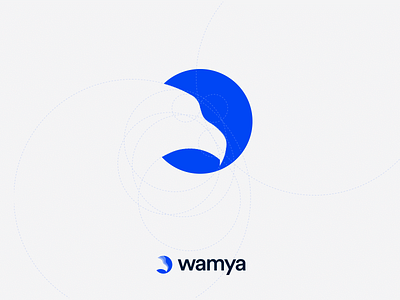 Wamya: Hawk golden ratio logo