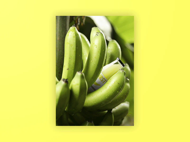 Photo Composition - Thirsty concept banana beforeafter composition photocomposition photomanipulation photoshop productconcept thirsty