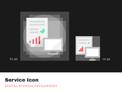 Service Icons - Digital business development