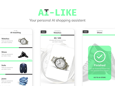 AI Concept - Personal Shopper ai aiconcept branding clothes concept shopping ui uidesign ux uxdesign