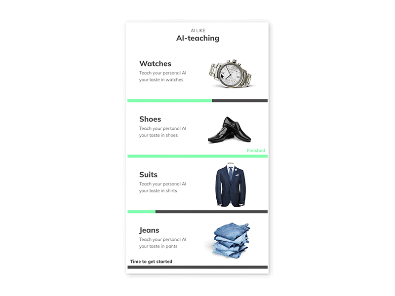 AI Concept - Personal Shopper ai aiconcept branding clothes concept fashion flinto shopping ui uidesign ux uxdesign