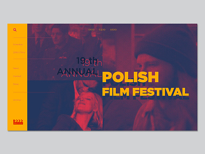 Polish Film Festival festival film polish ui webdesign