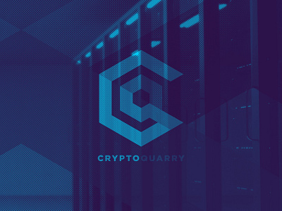 Crypto Quarry book brand crypto currency logo quarry symbol