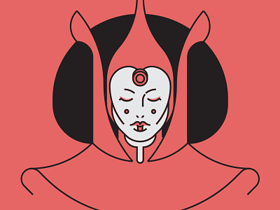 Amidala 2019 amidala padme pantone portait star vector wars wip