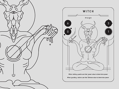 the witch card game