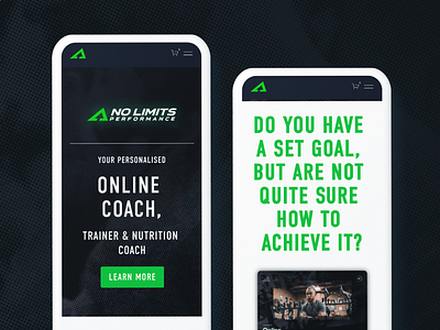 No Limits Performance UX, UI & Visual Design appdesign branding cx ecommerce halftone mobile onlineshop responsive ui uidesign ux uxdesign visualdesign webdesign