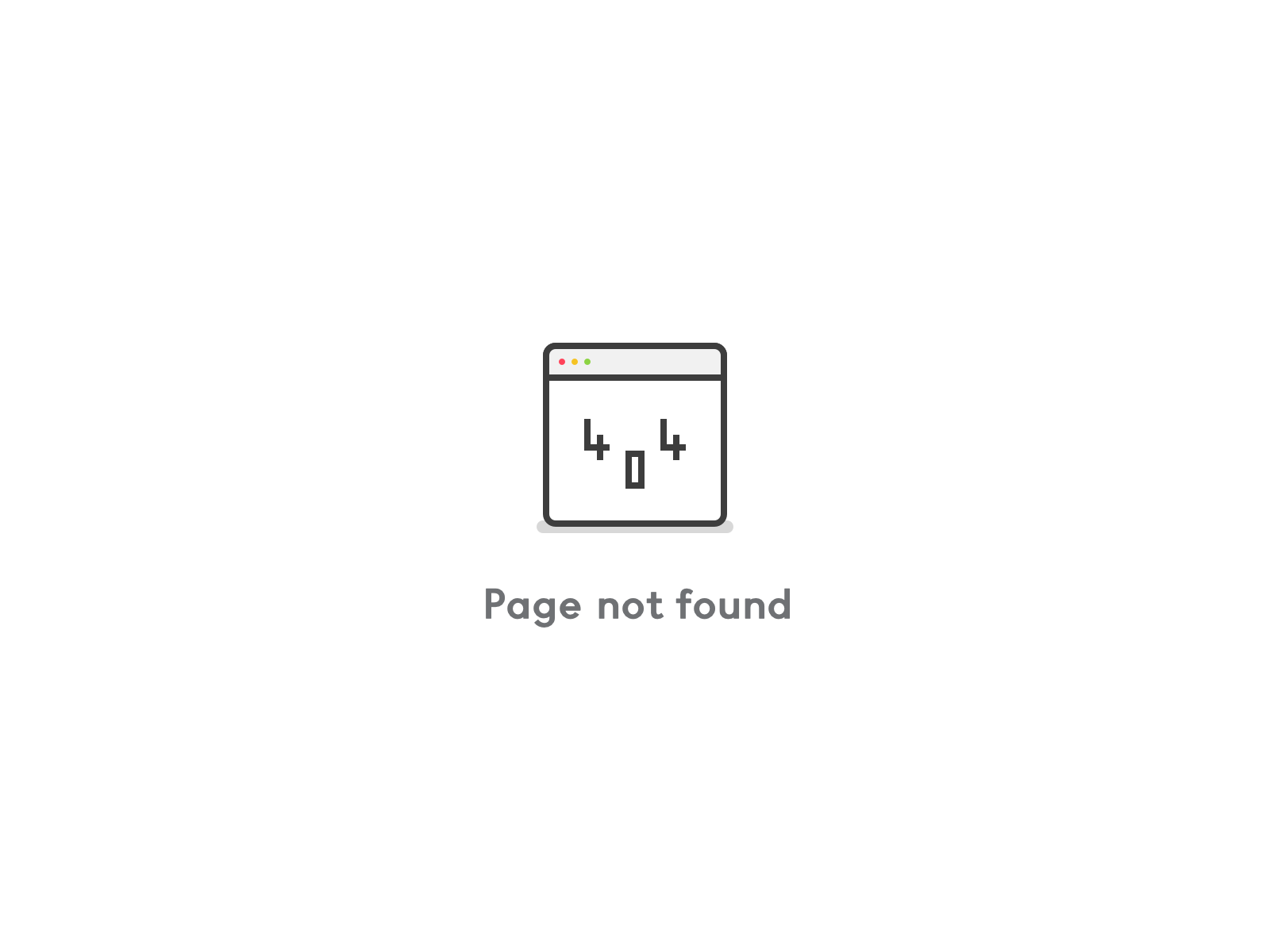 404 error