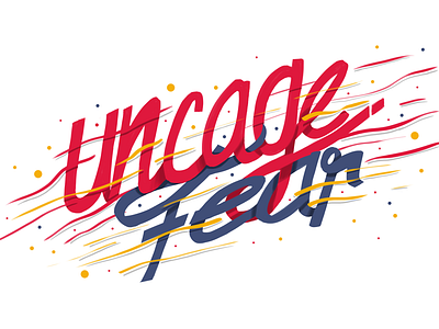 Uncage art digitalart illustration lettering