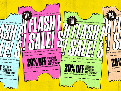 flash sale colorful cupon discount ecommerce flash sale texture ticket