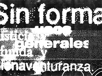 xerox type fun black distorted experimental grunge messy texture type typography xerox