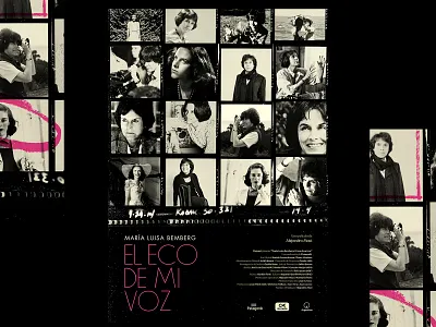 Eco de mi Voz argentina black film movie photographic pink poster type