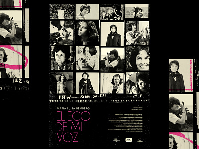 Eco de mi Voz argentina black film movie photographic pink poster type