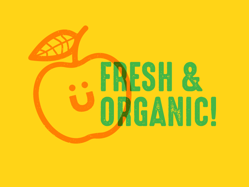 organic market design green vegetables brand plants food organic