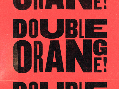 double dada experimental grunge logo press type