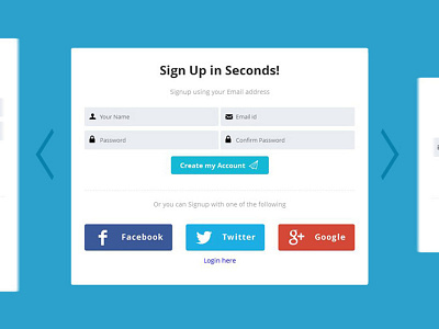 Flat UI Login Form (HTML/CSS) css download flat design free html login form ui