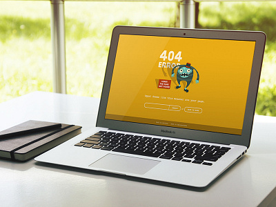 Creative 404 Error Page With Parallax Effect