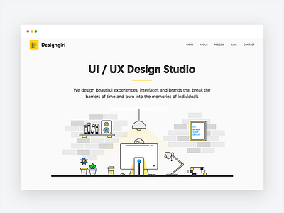 Designgiri - UI/UX Design Studio Website