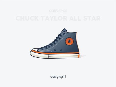 Converse All Star all star basketball chuck taylor converse illustration series shoe sneaker