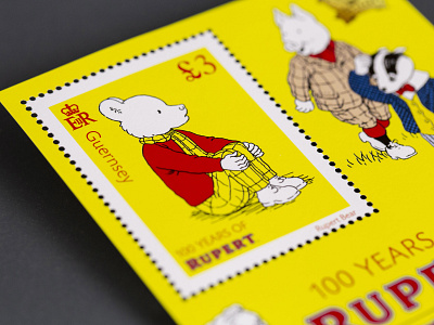 100 years of Rupert Bear - Stamps guernsey post guernsey stamps philatelic rupert bear stamps