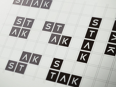 STAK attack brand design digital exchange logo design modular logo stak