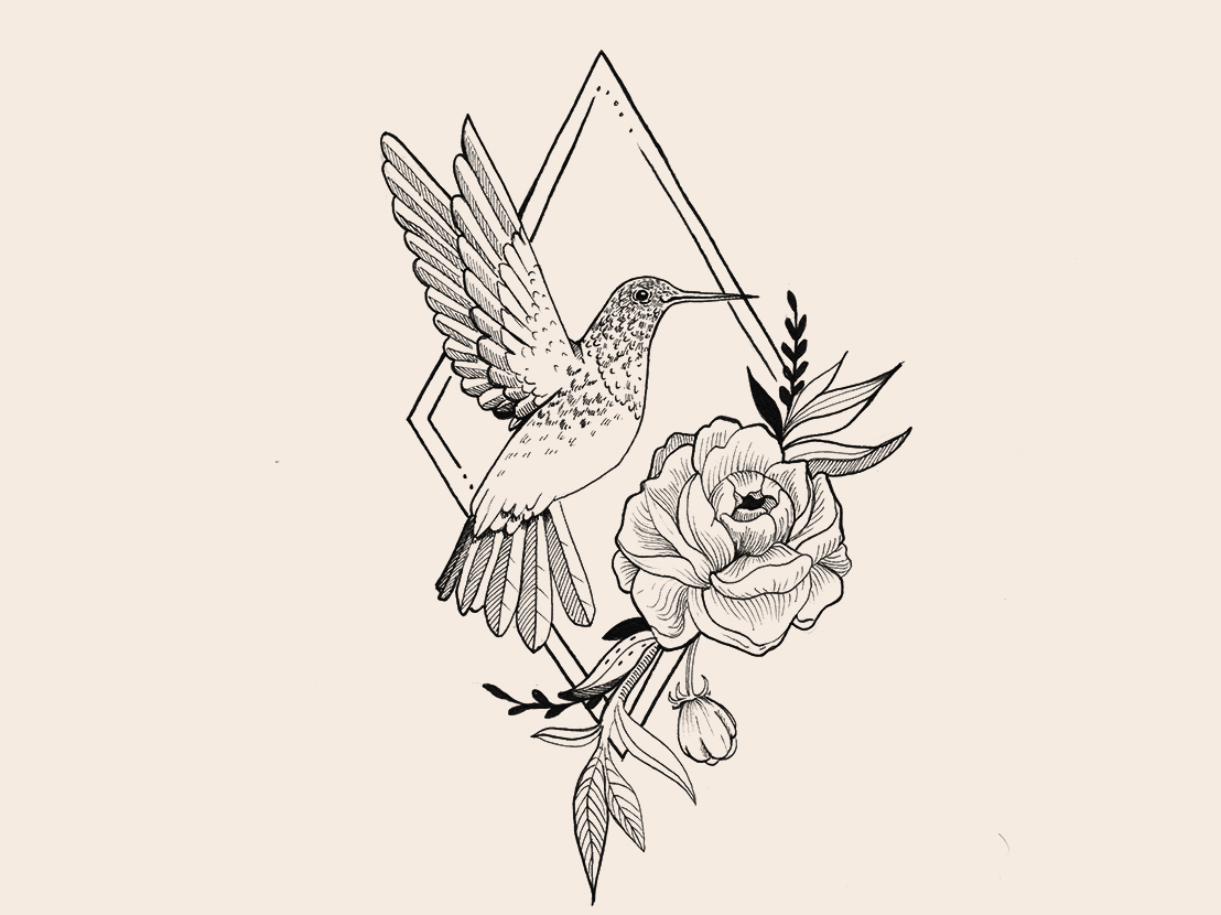 Colibri tattoo by Julia Solonina on Dribbble