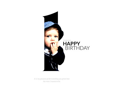 Happy Birthday, Adam birthday design double exposure happy birthday manipulation number photo manipulation photography typography