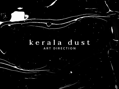 Kerala Dust - Art Direction art direction artist black branding discography music musician typography vinyl white