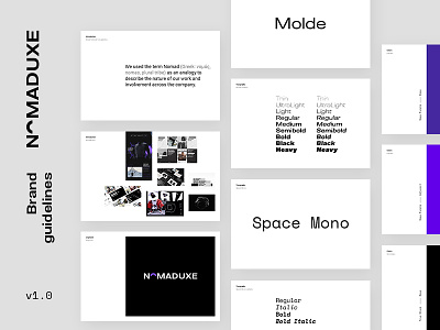 NomadUXE — Brand Guidelines brand brand book brand guide brand overview branding design guide google design guidelines identity logo logotype style guide