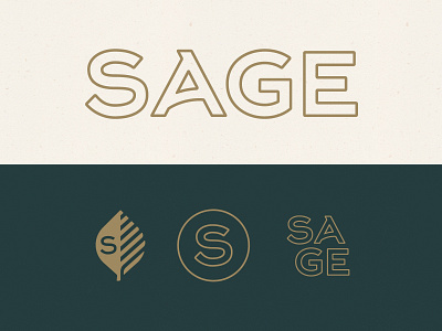 Sage Branding colors design icon illustration layout logo logotype mark shape simple