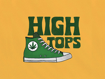High Tops 420 illustration layout shoes texture type