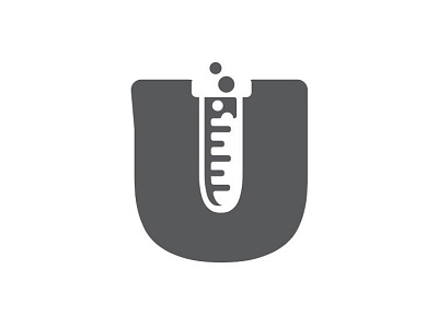 Univeral Labs icon logo minimal negativespace negativespacelogos