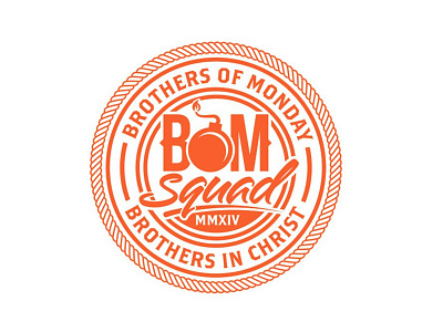 Bomb Squad illustration lines logo shirtdesign type typography