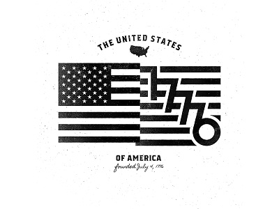 1776 1776 america flag layout lines texture type typography