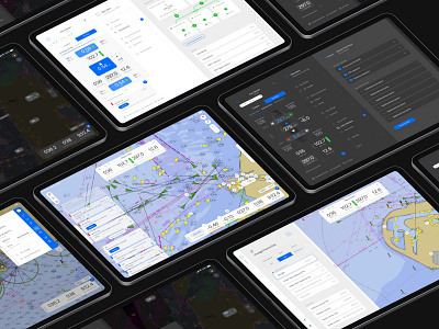 Qastor — Precise maritime navigation application app design ui ux