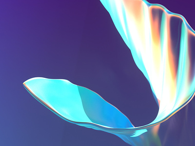 Glass material and lighting experiment 3d c4d cinema 4d colorful design experiment glass illustration lighting motion graphics refraction