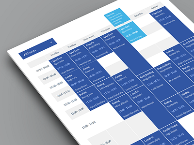 Timetable - Responsive Schedule For WordPress activities calendar classes courses event plan planner schedule scheduler table timetable wordpress