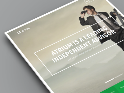 Atrium - Finance Consulting Advisor WordPress Theme corporate business theme template responsive flat finance agency financial advisor wordpress