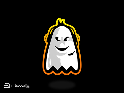 Ghost Mascot Logo branding esport esport logo identity illustration logo mascot logo vector