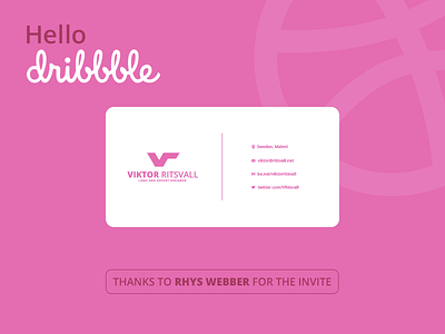 Hello Dribbble!