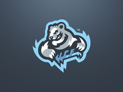 Polar Bear Esport Mascot Logo