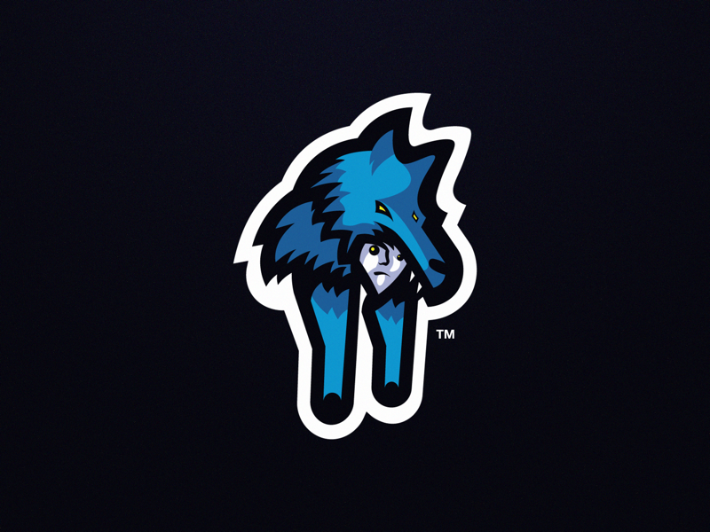 Primal Hunter Esport Mascot Logo branding logo wolf primal hunter wolf logo mascot logo primal hunter logo