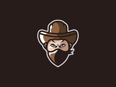 Cowboy Mascot Logo cowboy logo cowboy mascot logo esport identity illustration illustrator logo mark mascot logo sports logo