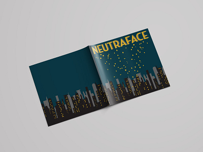 Typeface Brochure design illustration neutraface type typography vector