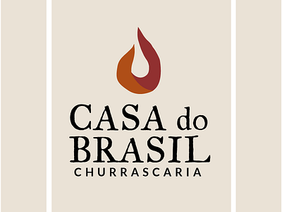 Casa Do Brasil 2 brazil lettering reastaurant steak steakhouse typography