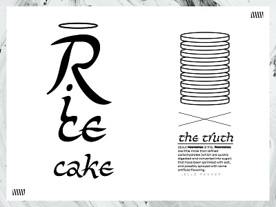 Rice University asian brush brutalism brutalist doodle inspiration inspired packaging pudding random restaurant rice risky scripts typography ugly