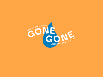 Gone Gone branding chap stick cleaning product gone laundry logo packaging stain remover tube tube design