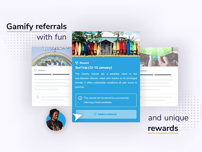 ReferralsHub - Feature release video 2.5d 2d animation design feature motion product design ui vector